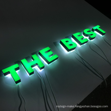 Led alphabet backlight letters acrylic 3d face lighting any color logo sign electronic signs